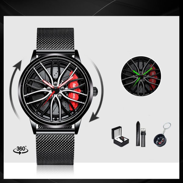 Skeleton Forged Caliper AMG488 Wheel Men's Watch - Image 4