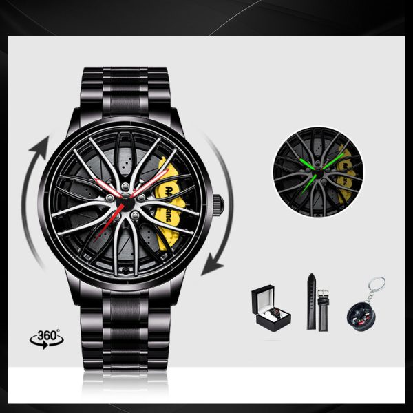 Skeleton Forged Caliper AMG488 Wheel Men's Watch - Image 9