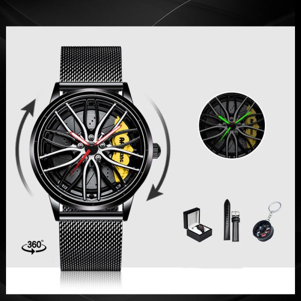 Skeleton Forged Caliper AMG488 Wheel Men's Watch - Image 10