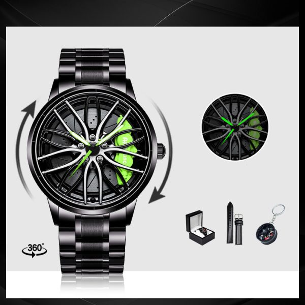 Skeleton Forged Caliper AMG488 Wheel Men's Watch - Image 6